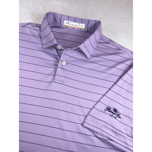 Peter Millar Men’s Large Performance Polo Shirt‎ Palma Ceia Fast Shipping! - Picture 1 of 3